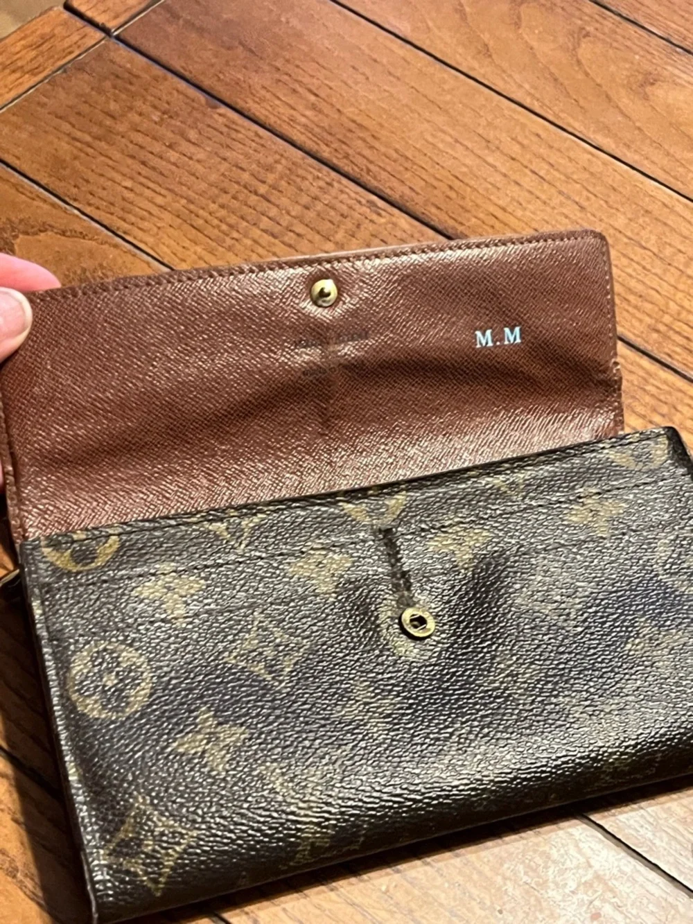 Louis Vuitton Monogram Canvas Long Wallet - Dark Brown Monogram